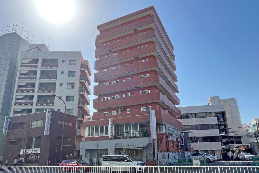 ダイアパレス高田馬場の外観（北西側から）