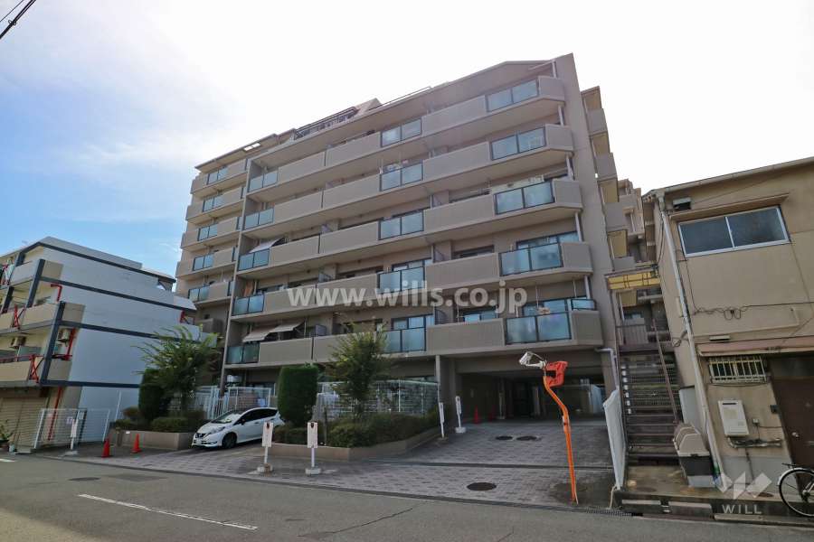 レックスガーデン豊中曽根壱番館の外観（北東側から）