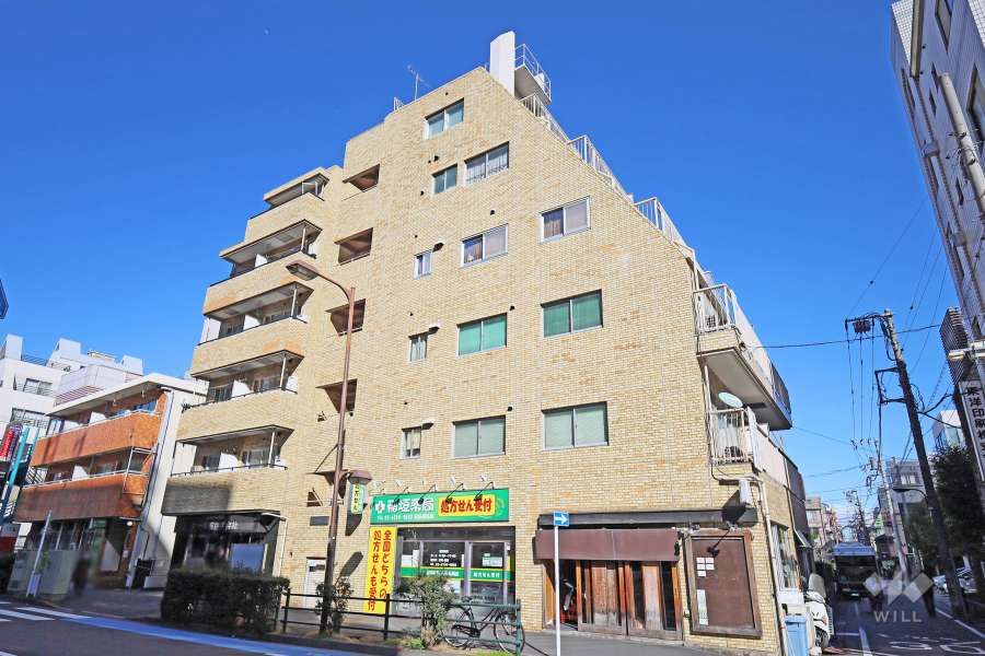 グレイス高田馬場の外観（南西側から）