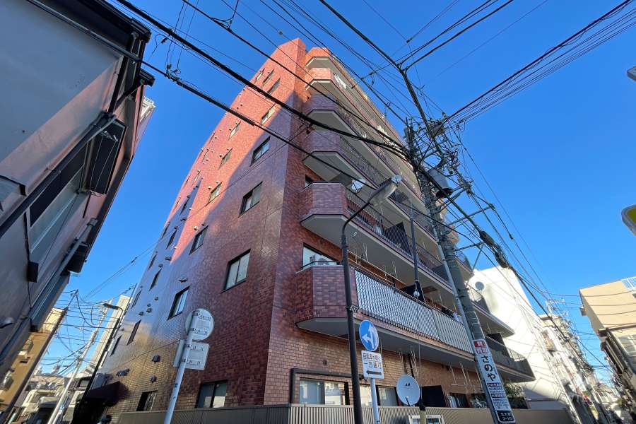 モナークマンション池袋の外観（南西側から）　