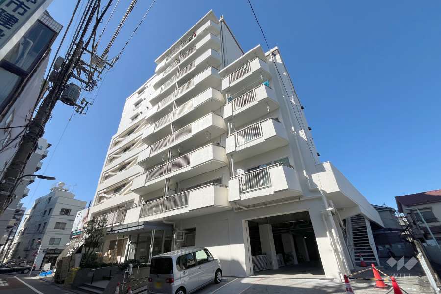 中銀南長崎マンシオンの外観（北東側から）