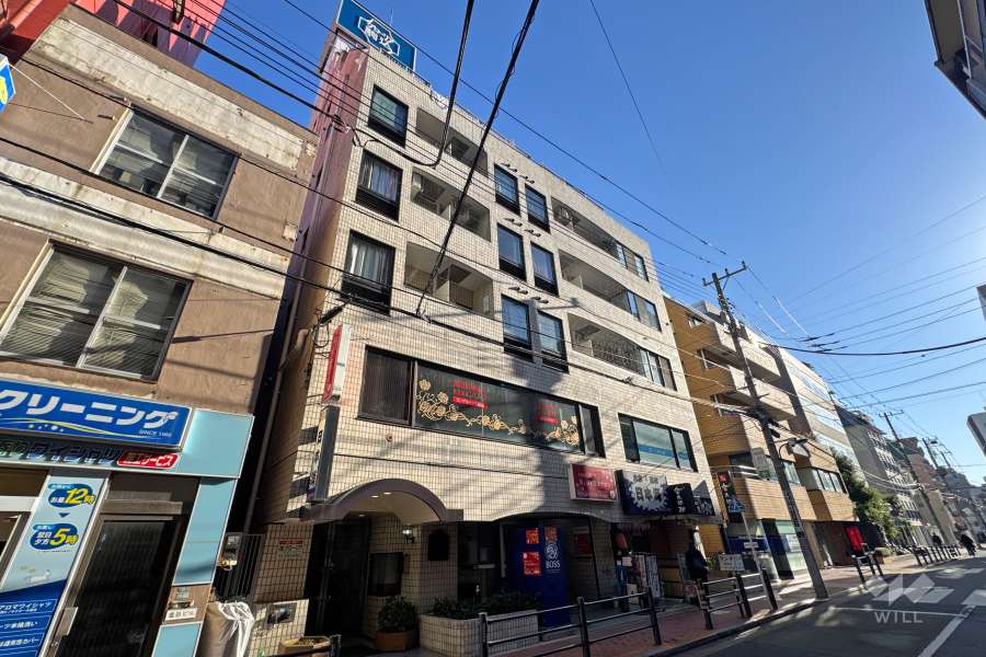 グローリア駒込の外観（北西側から）