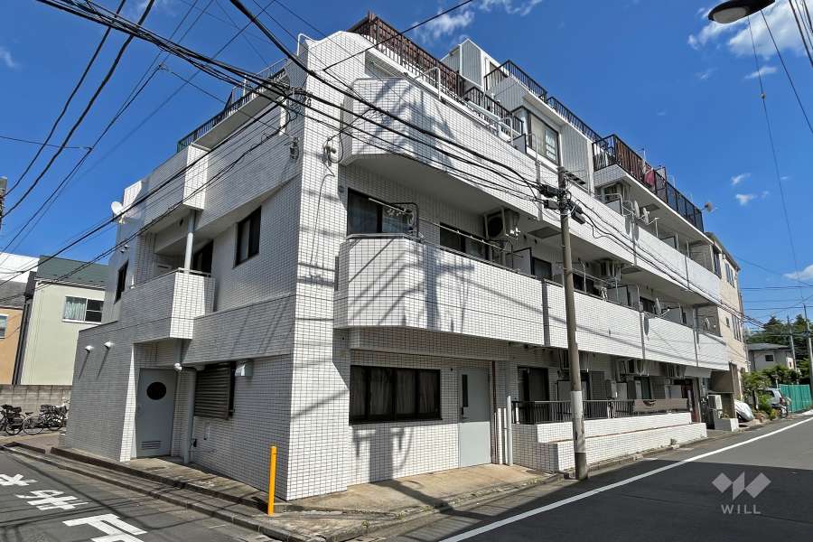 キャッスルマンション千早町の外観（北西側から）