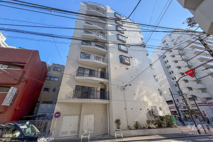 クレール池袋の外観（西側から）