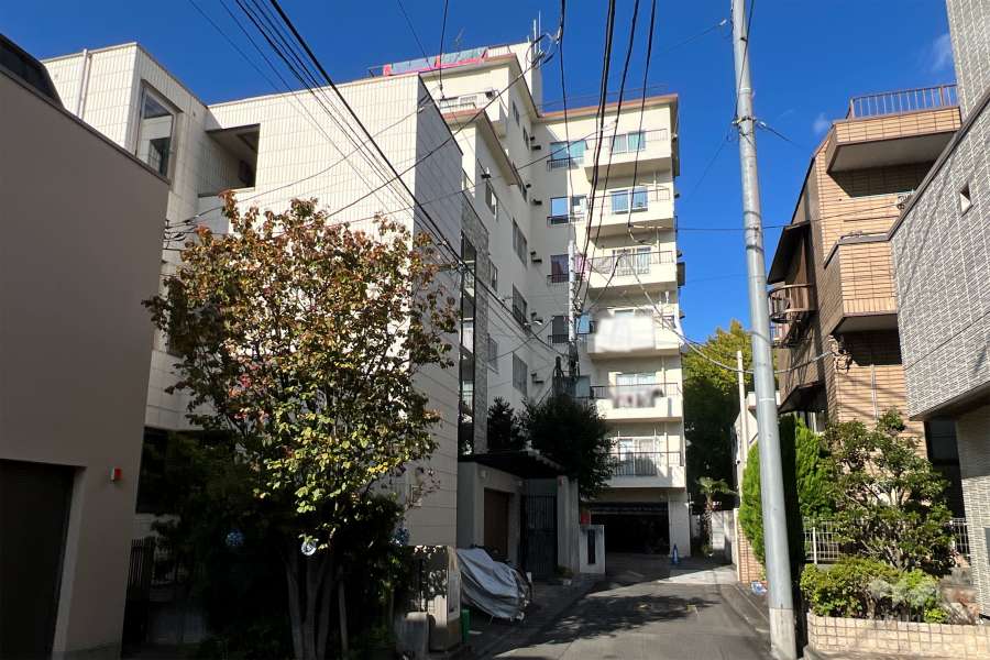 目白ときわマンションの外観（南側から）