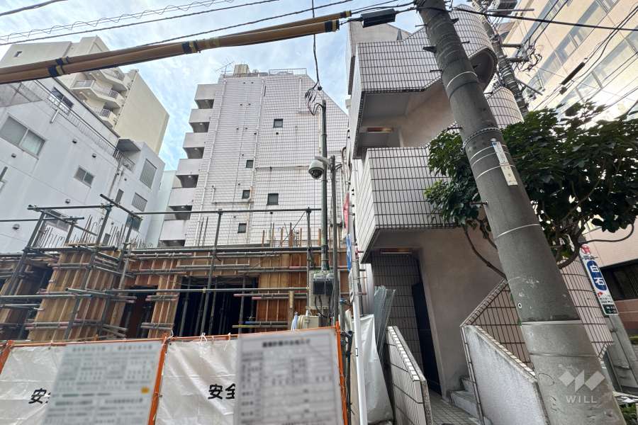 ホワイトパレスシンワの外観（北東側から）.