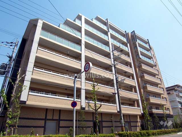 ロジュマン東豊中の外観(北西側から)