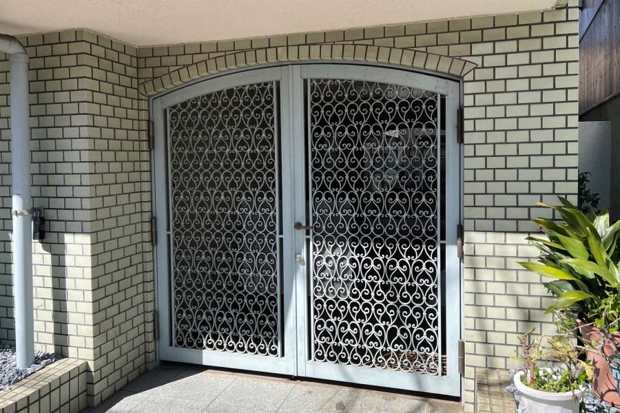 駐輪場の出入り口　