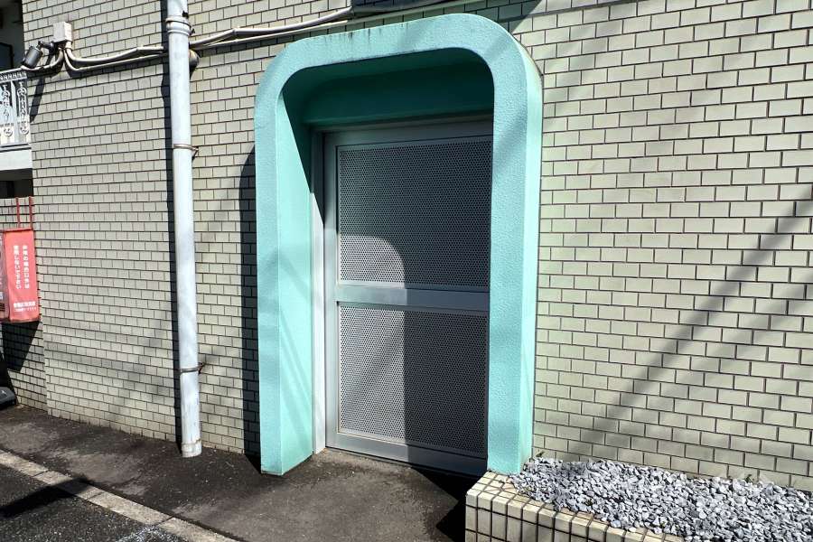 駐輪場の出入り口