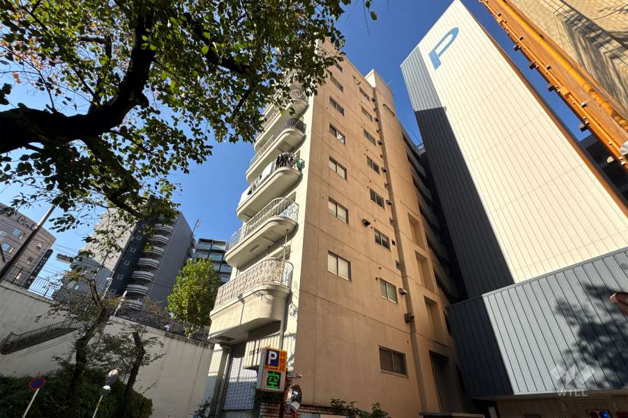 バロンハイツ大塚の外観（南東側から）