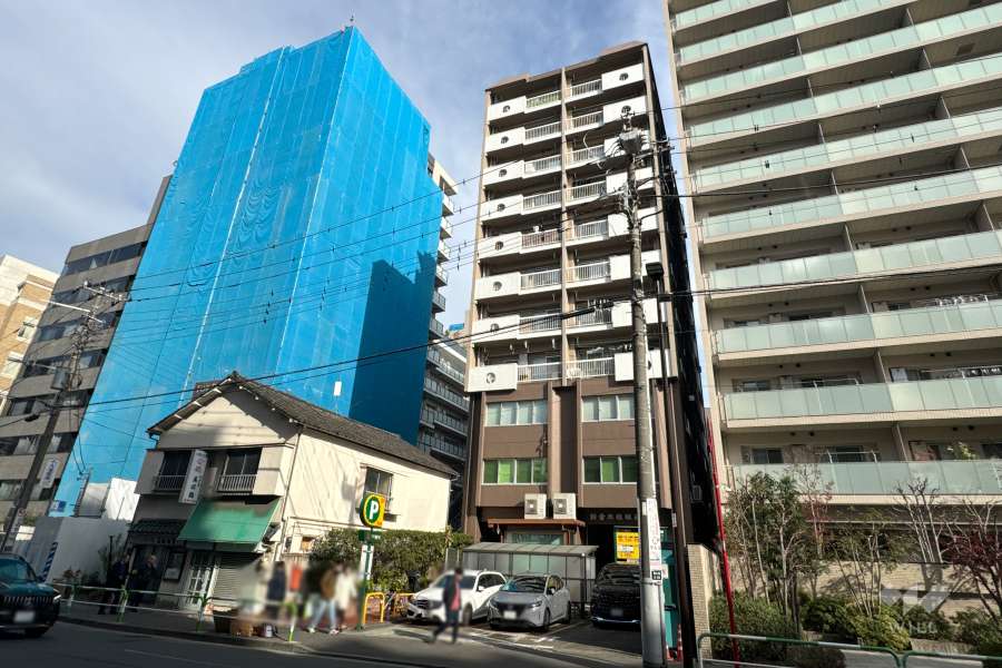 南大塚台マンションの外観（南西側から）