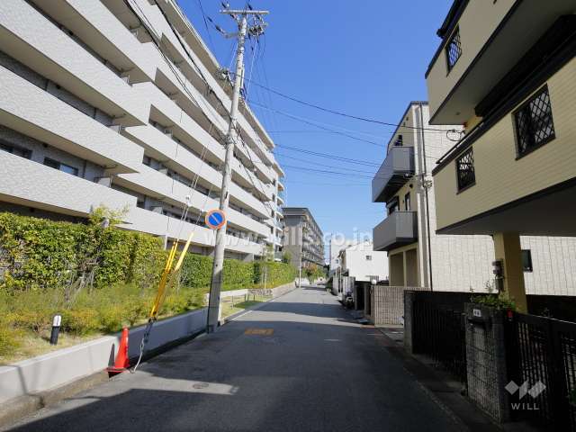 敷地南側の前面道路