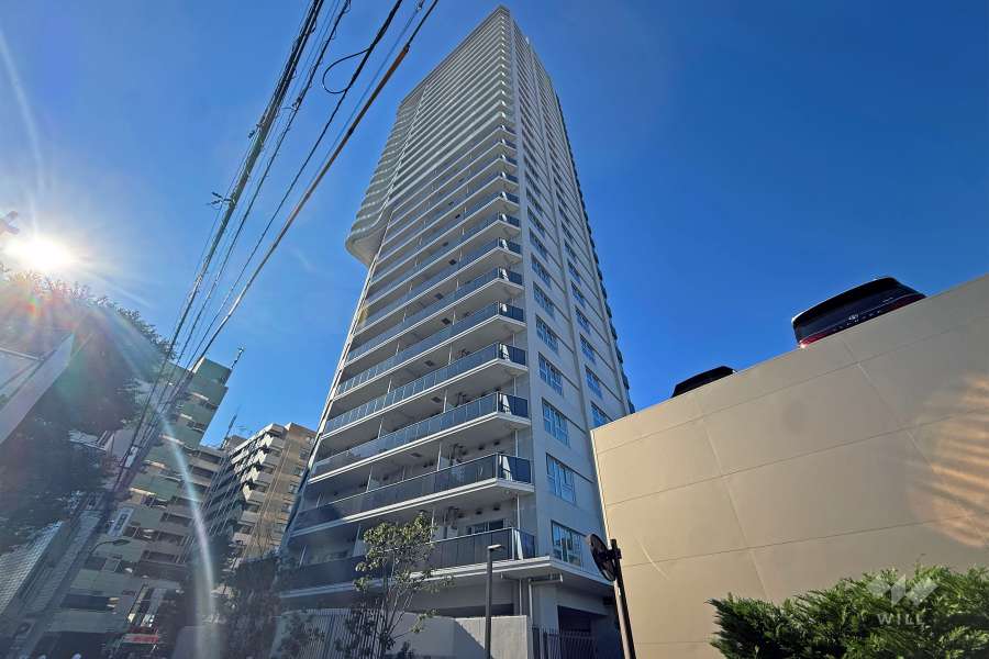 ブリリアタワー池袋ウエストの外観（北東側から）