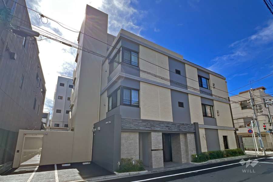 オープンレジデンシア千川フロントの外観（北東側から）