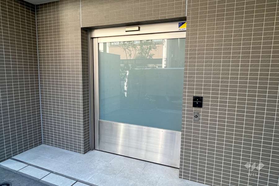 駐輪場の出入り口