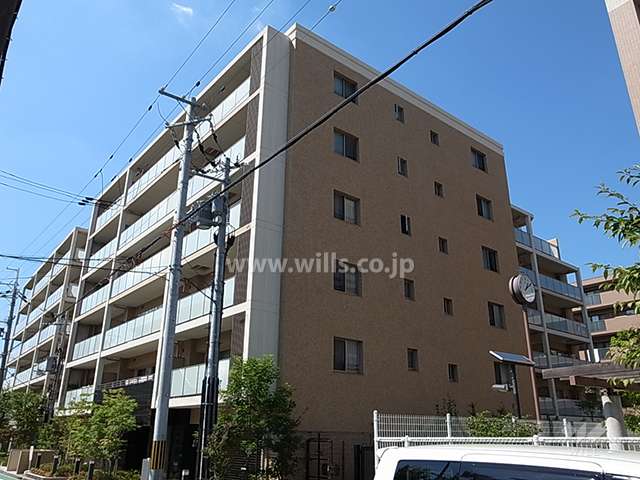 グランスイート西宮北口2の外観（南東側から）