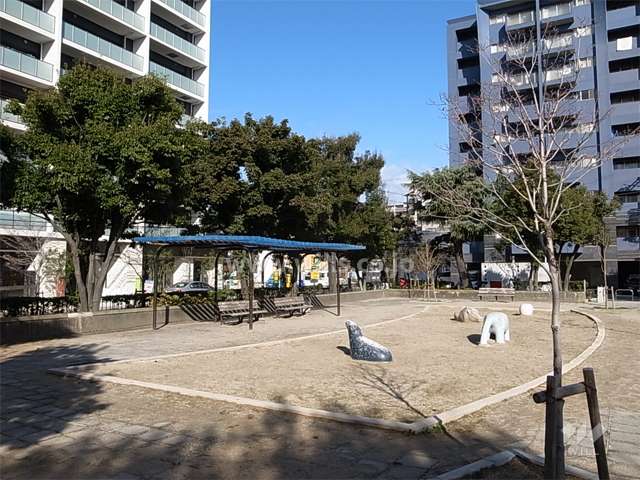 敷地の東側には通りを挟んで、『南金田公園』が広がっています。
