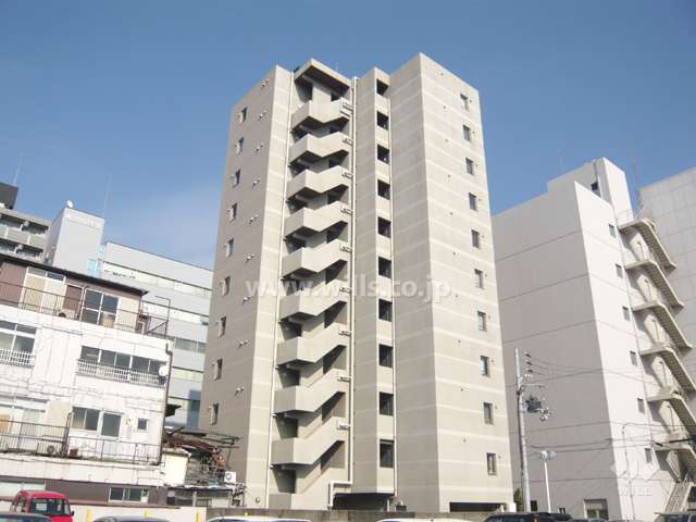 ダイドーメゾン阪神西宮の外観（南西から）