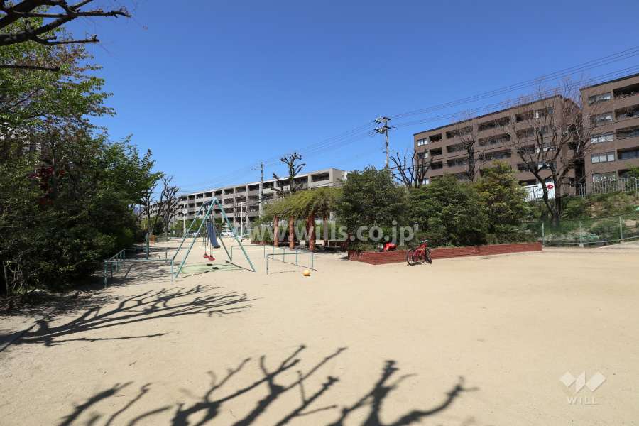 マンションの北東側に『大浜公園』があります。