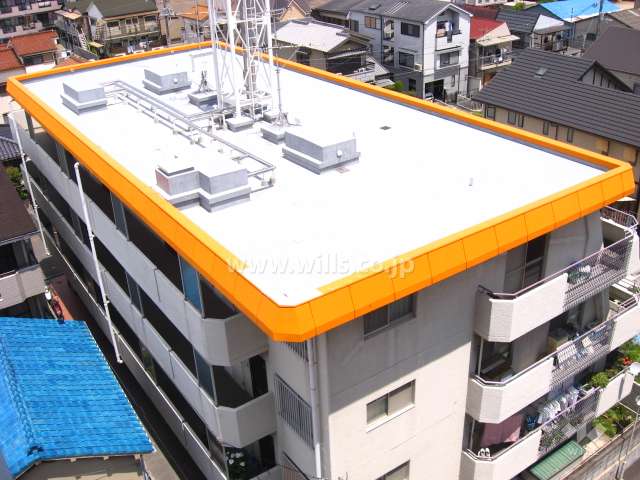グレースハイツ園田の外観（南西から）