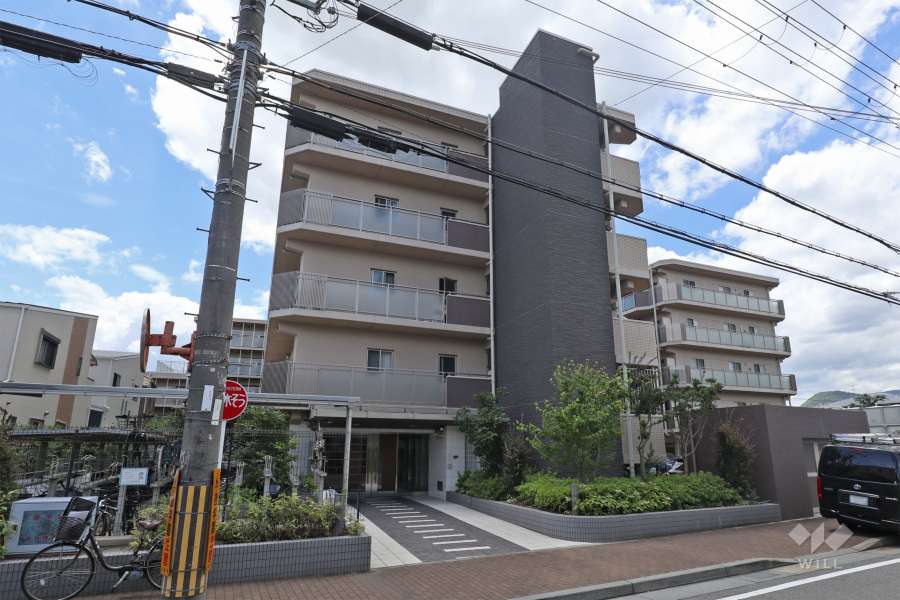 アクシアス宝塚小林の外観（北東側から）
