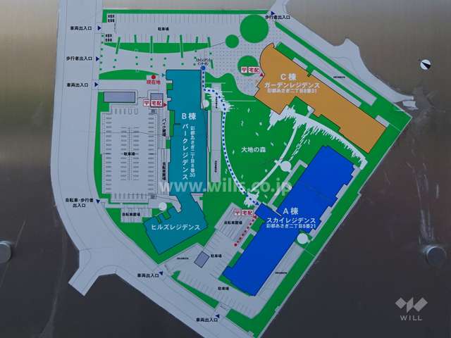 ア・デイ彩都敷地案内図