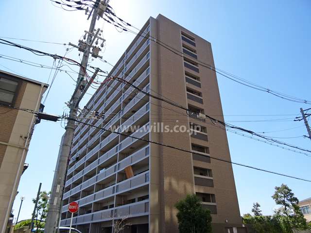 アービング茨木の外観（北東側から）