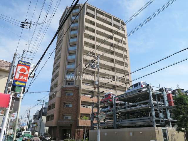 アリスト茨木ソファレの外観（北西側から）