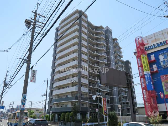 イトーピア茨木上穂積の外観(北東側から)