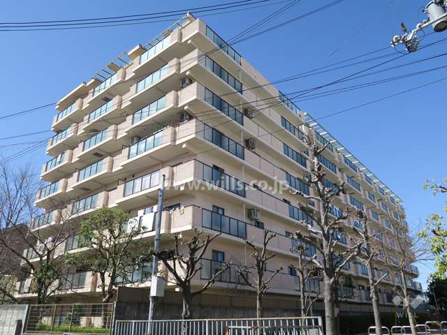 エクセラージュ茨木南の外観(南東側から)