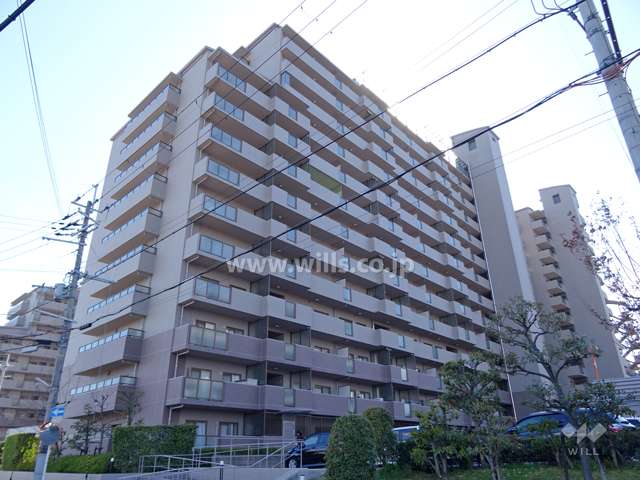 ジオ茨木学園町2番館の外観（北東側から）