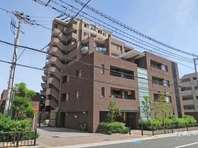 シティハウス茨木新中条の外観（北西側から）