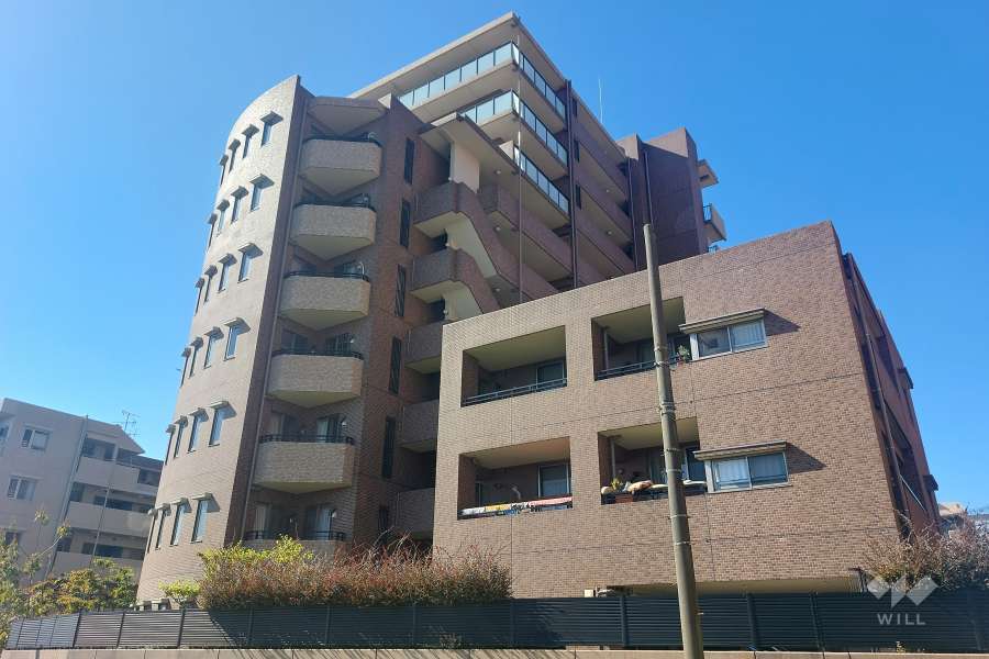 シティハウス茨木新中条の外観（北東側から）