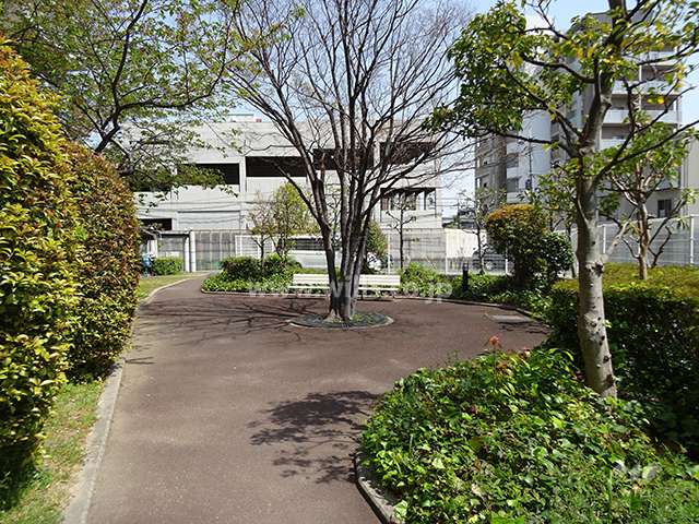 東側エントランスアプローチ