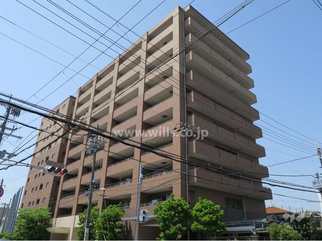 ディークラディア茨木春日の外観（北東側から）