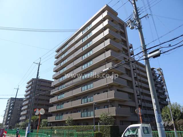 パームズコート茨木パークホームズの外観（北東側から）