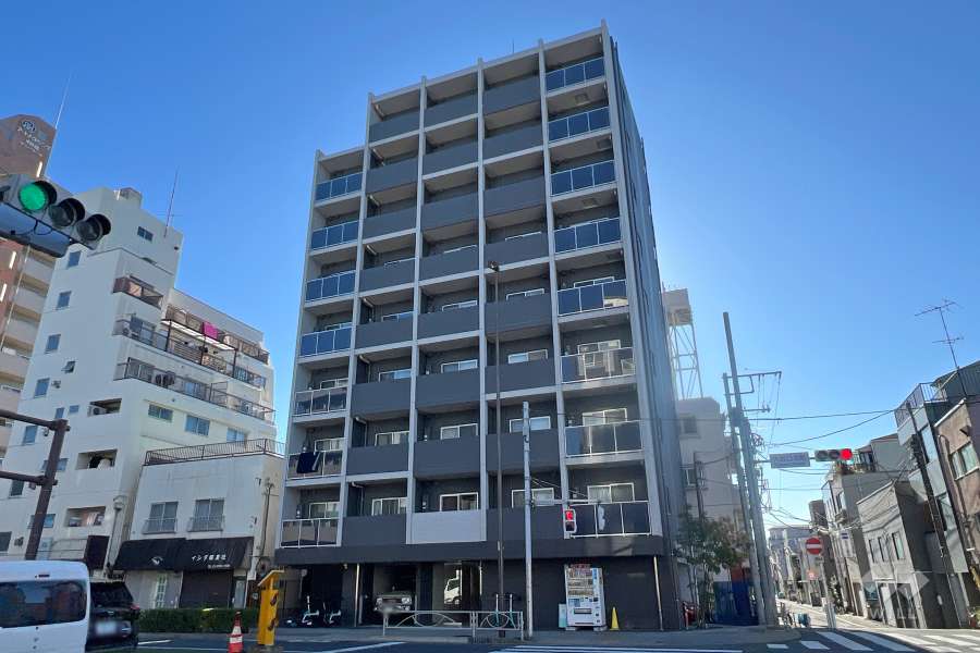 ベルシード中板橋3の外観（北東側から）