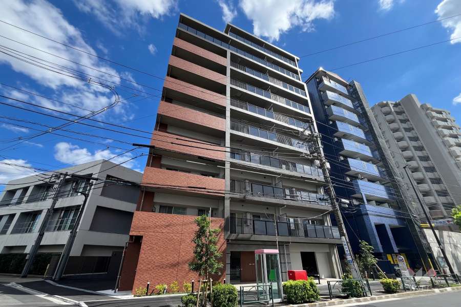 コンフォルシア竹ノ塚の外観(北西側から)