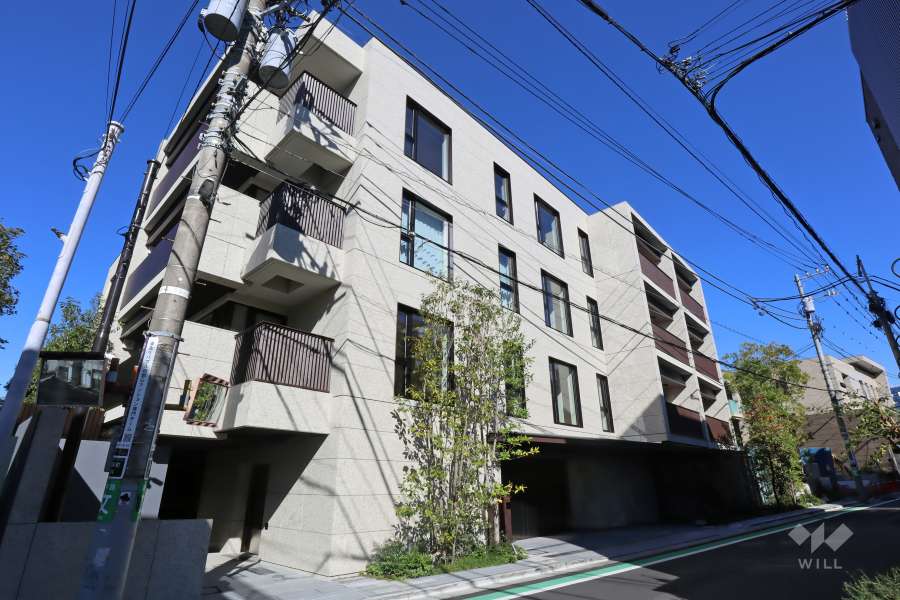 ウエリス代官山猿楽町テラスの外観（南側から）