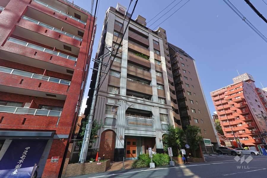 セレッソコート上本町の外観（北東側から）
