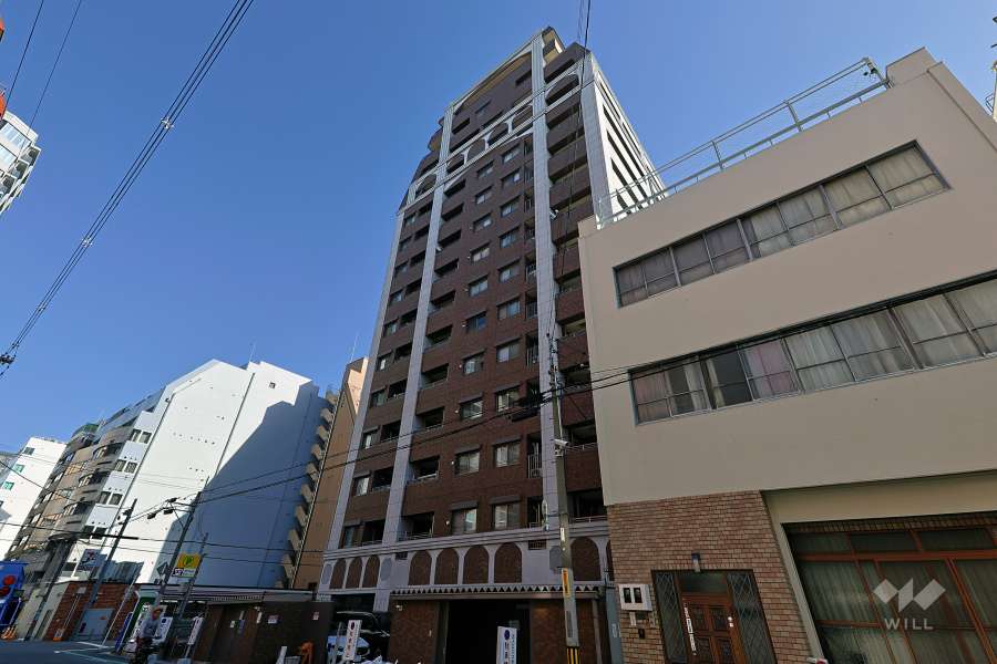 セレッソコート上本町の外観（南西側から）