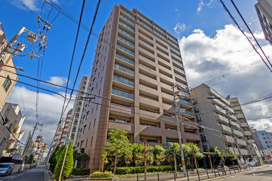 アスティミア四天王寺東クレステージの外観（北西側から）