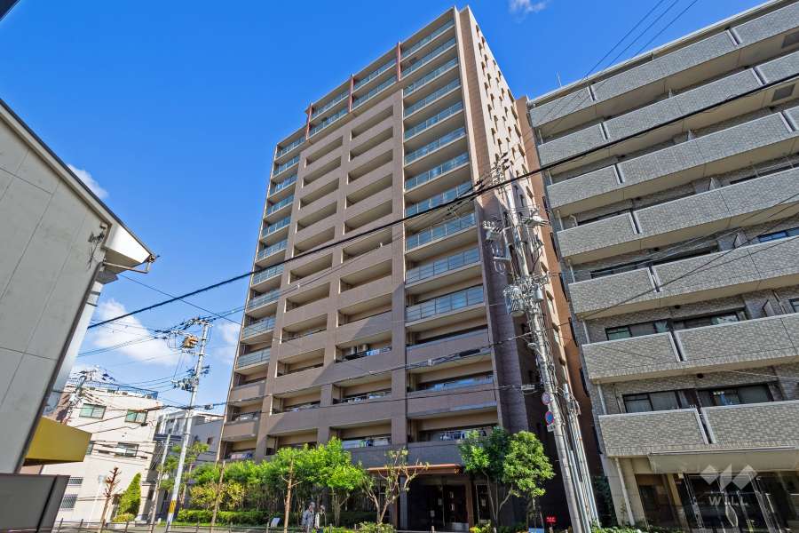 アスティミア四天王寺東クレステージの外観（南西側から）