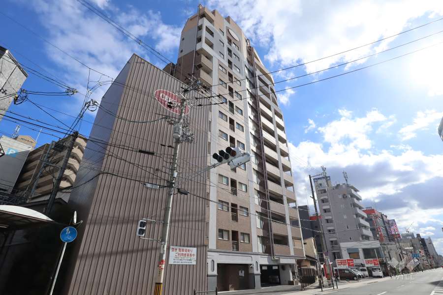 セレッソコート真田山アクティアの外観（北西側から）