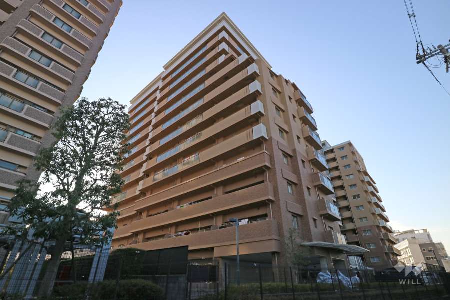 メロディハイム茨木パークアベニューの外観(北東側から)