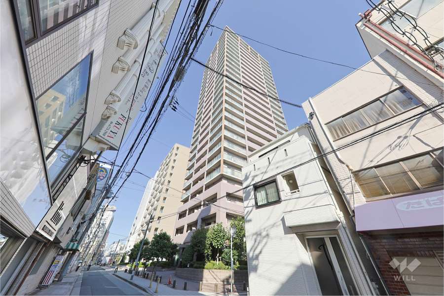 ローレルコート上本町の外観（南東側から）