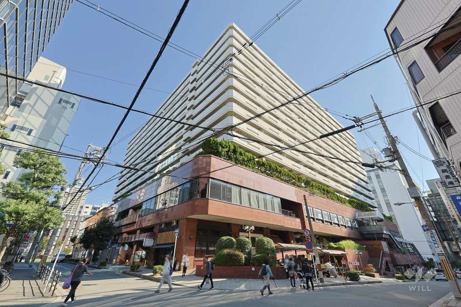 うえほんまちハイハイタウンの外観（南西側から）