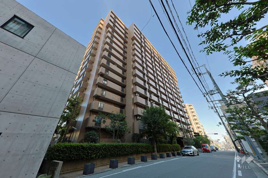夕陽丘セントポリアの外観（南西側から）
