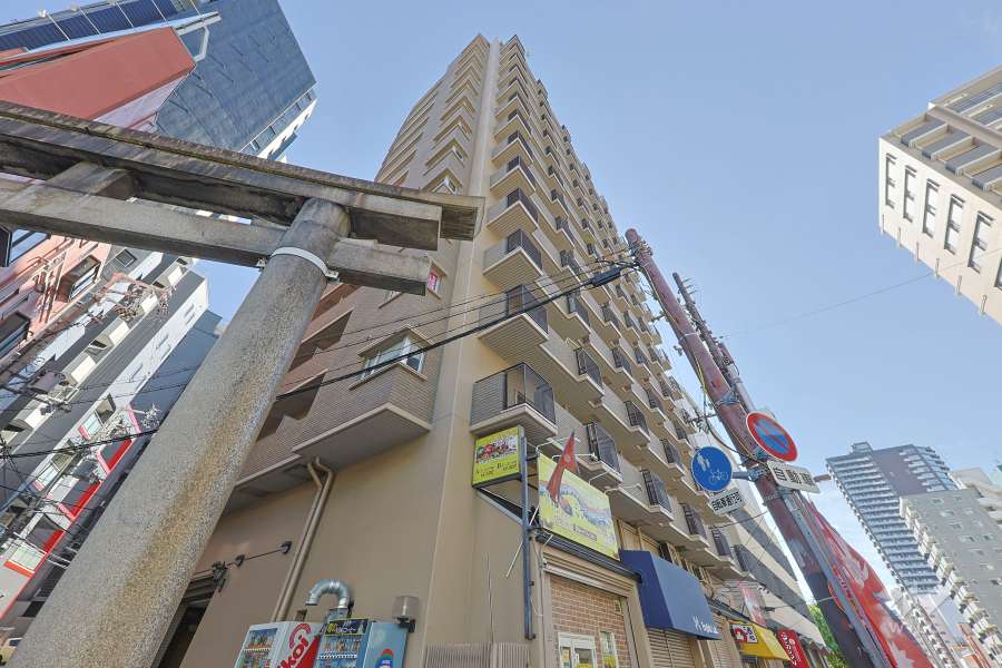 朝日プラザ高津第3の外観（北西側から）