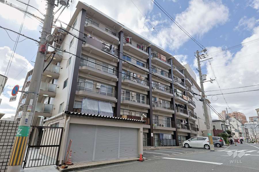 上之宮台ハイツの外観（北東側から）